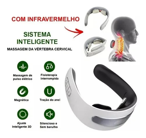 Massageador Elétrico Portátil de Pescoço - SmartMassager